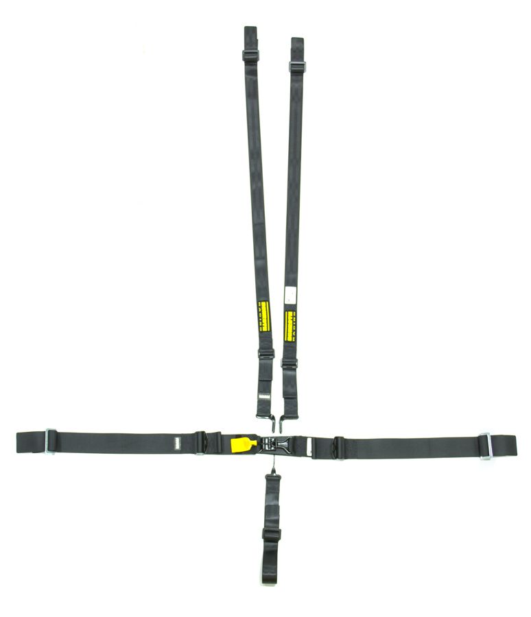 SCHROTH RACING5pt Harness System SFI LatchLink Black HANS
