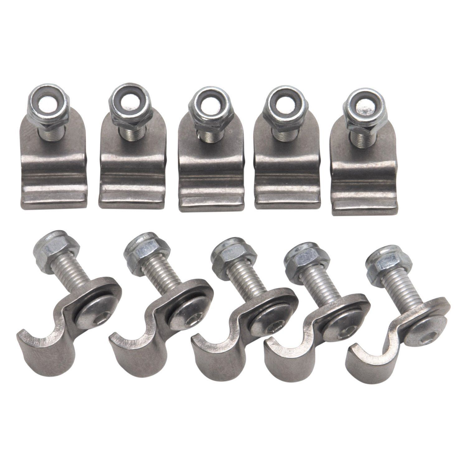 RUSSELL3/16in SS Brake Line Clamps - 12pk