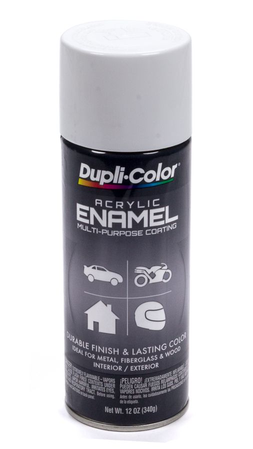 DUPLI-COLOR/KRYLONGloss White Enamel Paint 12oz