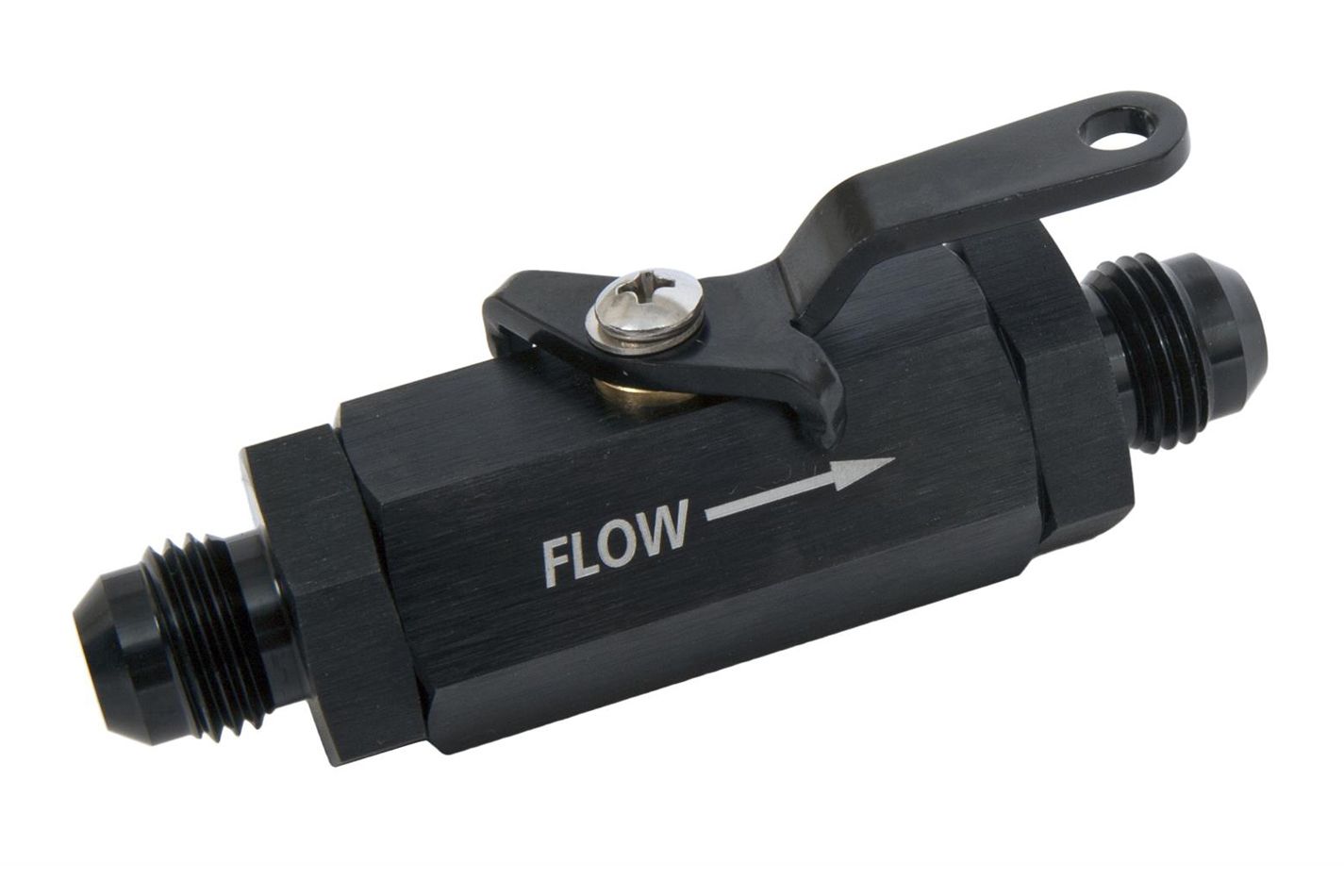 RUSSELLShutoff Valve - #6an Male Black Finish