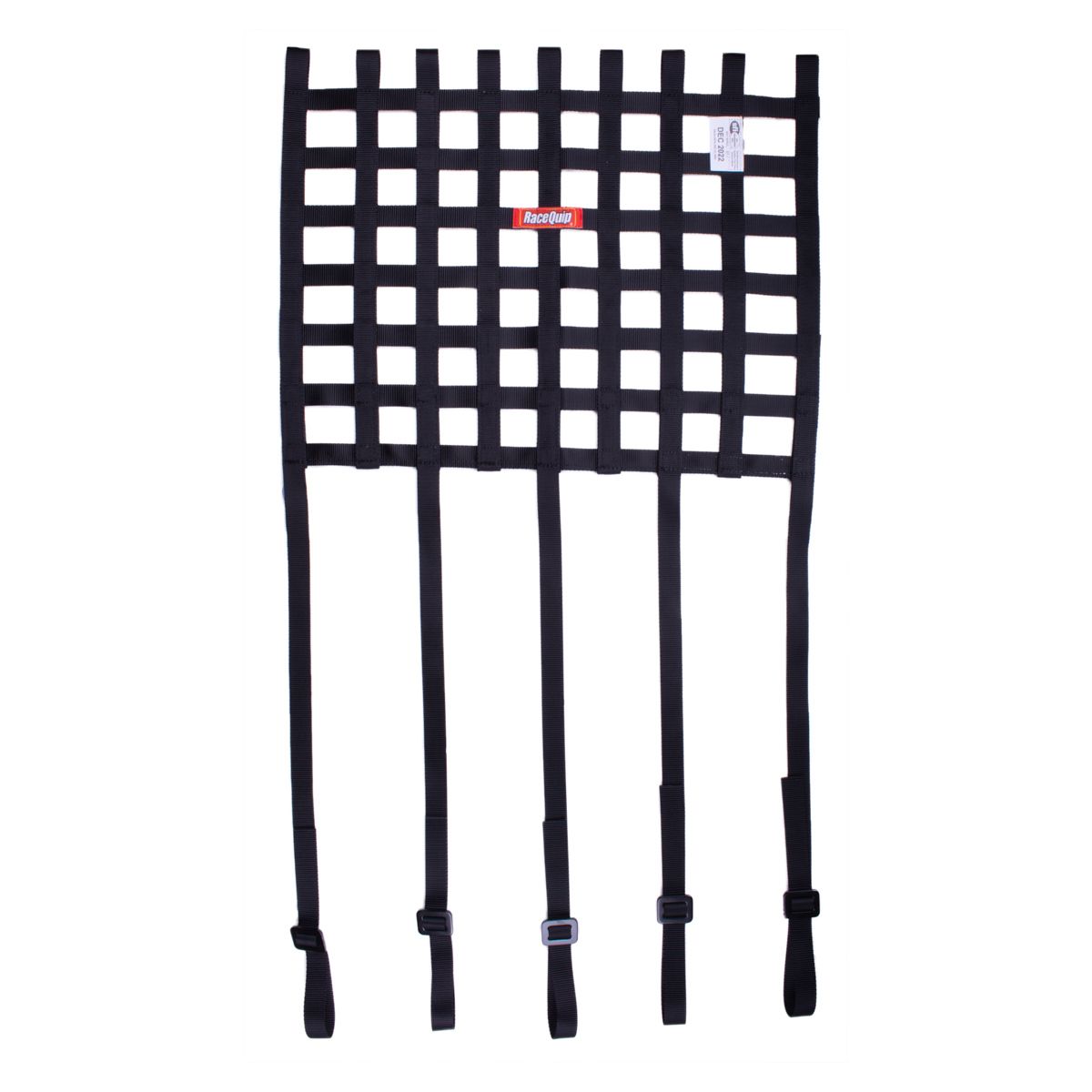 RACEQUIPWindow Net 18inx24in w/ Strap Mounts SFI