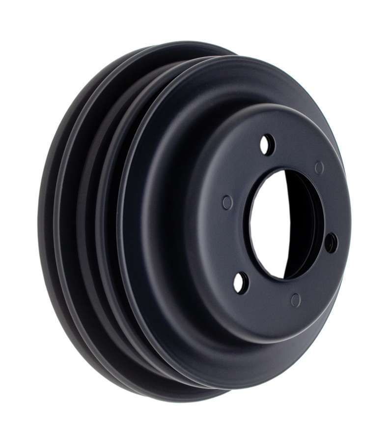 TRANS-DAPTBBC LWP Crankshaft Pulley 3 Groove Black