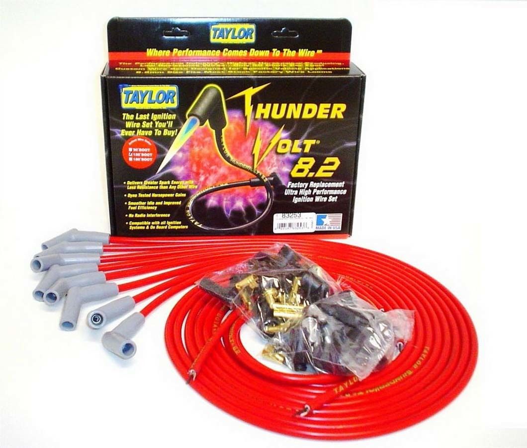 TAYLOR/VERTEXUniv Thundervolt Plug Wire Set 135 deg Red
