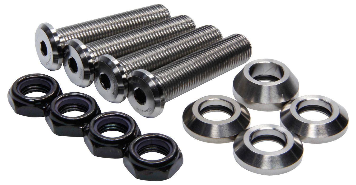 Ti22 PERFORMANCE Button Head Tie Rod And Drag Link Kit Titanium