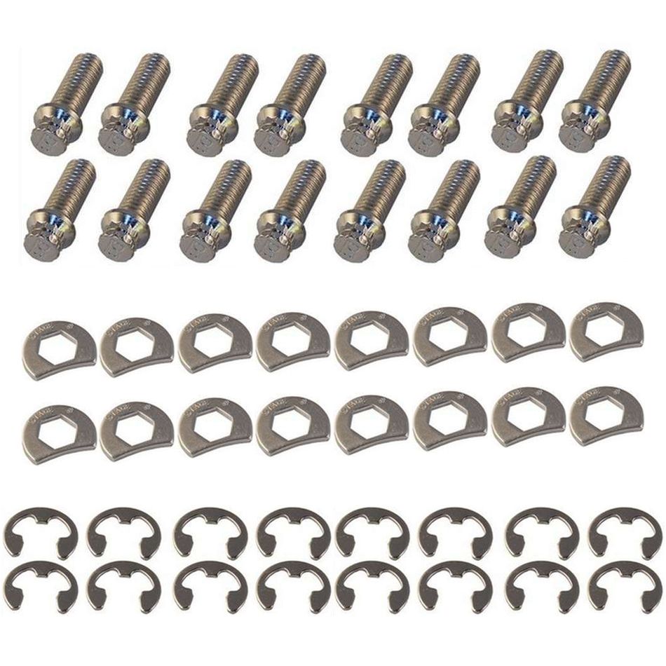 STAGE 8 FASTENERSS/S Header Bolt Kit - 6pt. 3/8-16 x 1in (16)