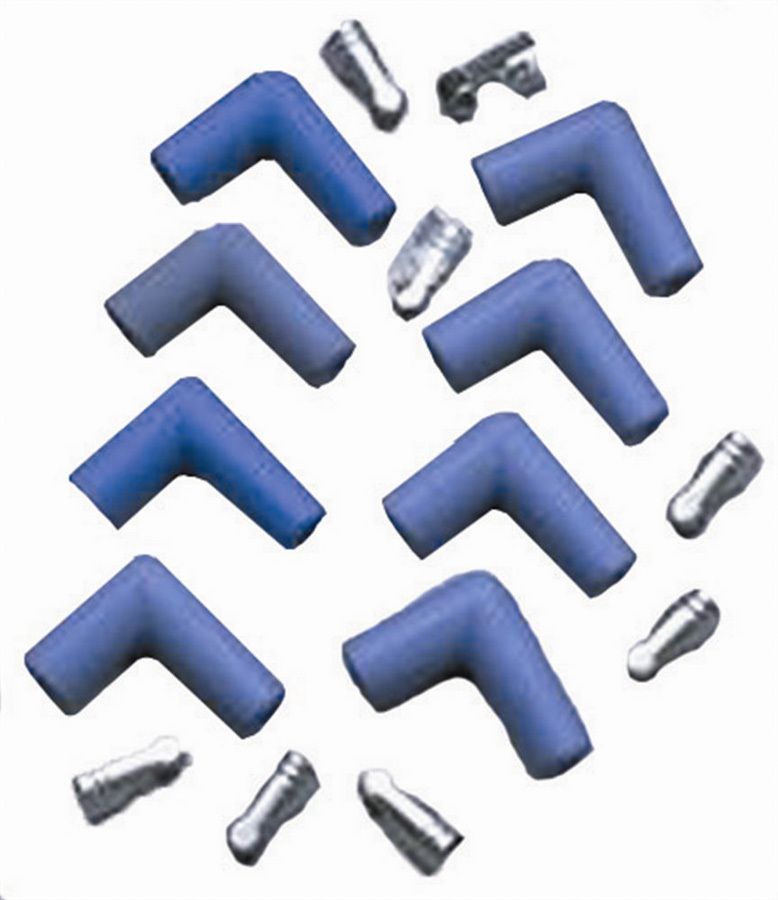 TAYLOR/VERTEX90 Deg. Spark Plug Boot TML Kit Blue
