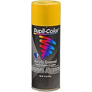 DUPLI-COLOR/KRYLONChrome Yellow Enamel Paint 12oz