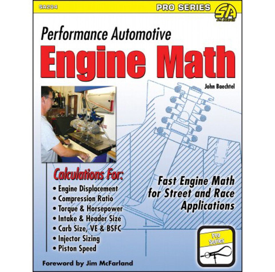 S-A BOOKSPerformance Automotive Engine Math