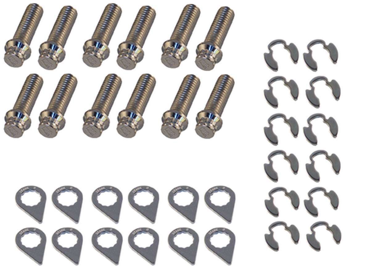 STAGE 8 FASTENERSHeader Bolt Kit - 12pt. 3/8-16 x 1-1/4 (12)
