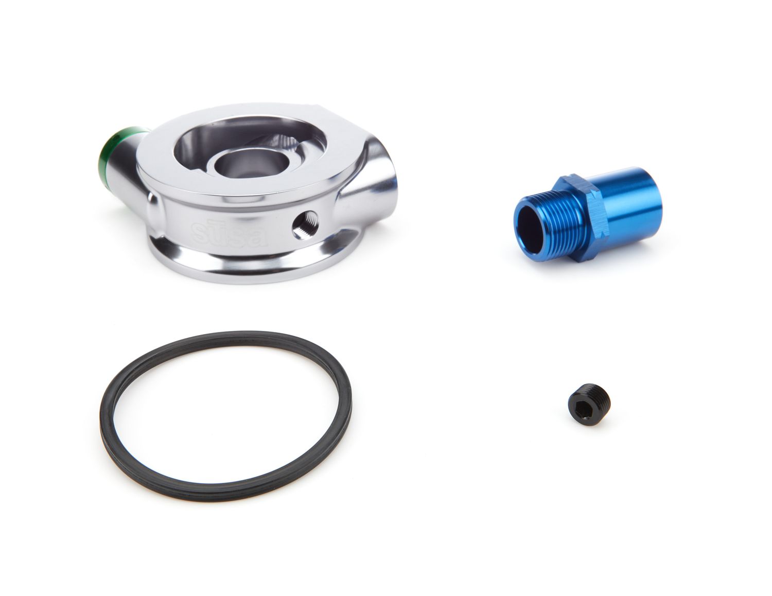 SETRAB OIL COOLERSBillet Alm Sandwich Oil Filter Adapter 22mmx1.5