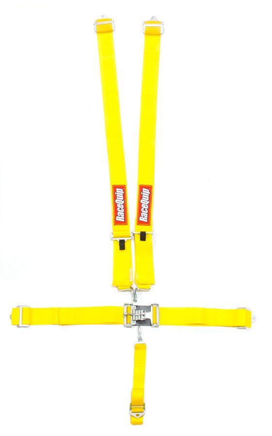 RACEQUIP5pt Harness Set L&L Yellow SFI