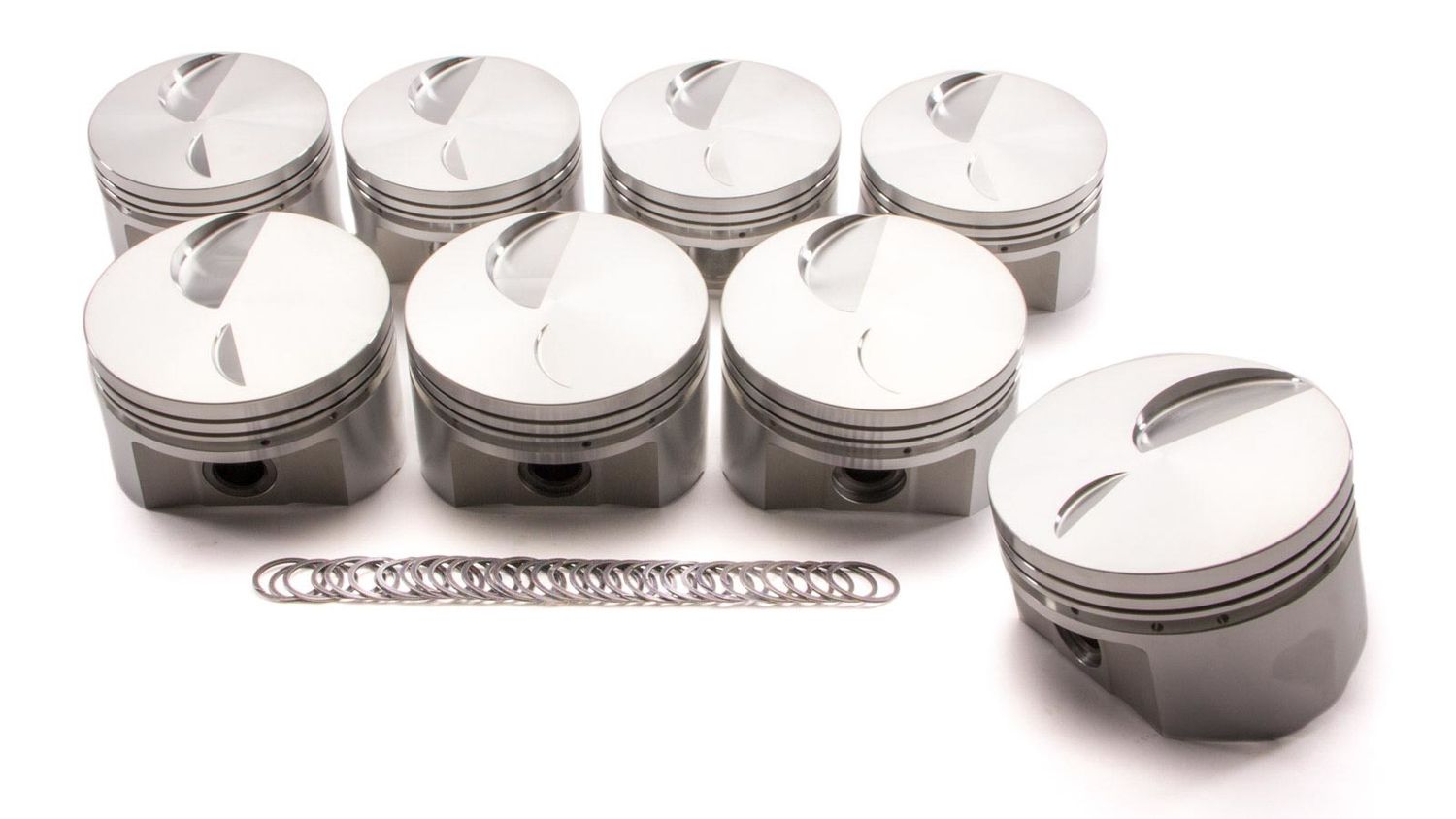 SPORTSMAN RACING PRODUCTSBBF Flat Top Piston Set 4.390 Bore -3cc