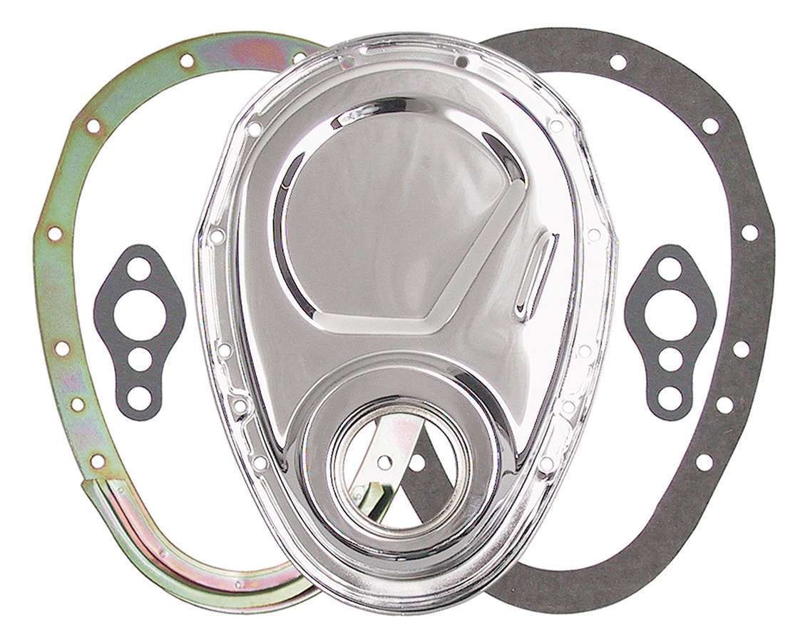 TRANS-DAPTSBC 2-Piece Timing Cover Chrome