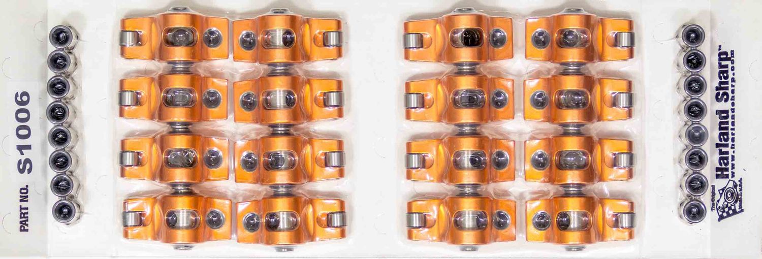 SHARP ROCKERSSBC Rocker Arms - 1.65 Ratio 7/16 Stud