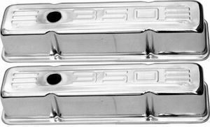RACING POWER CO-PACKAGEDSB Chevy 283-350 Tall Va lve Cover Pair