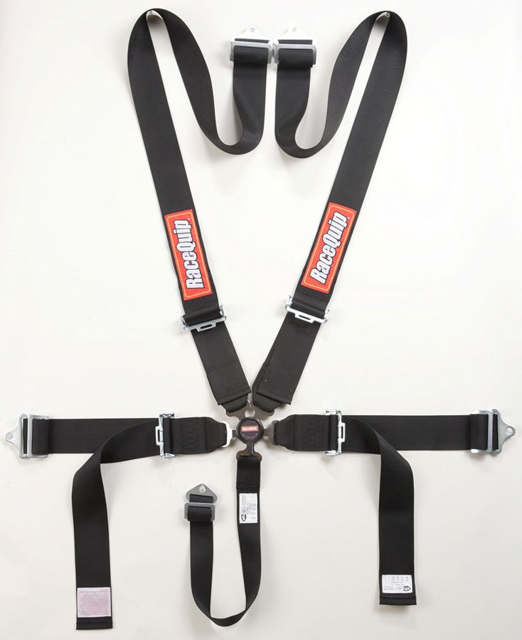RACEQUIP5pt Harness Camlock SFI Sportsman Black