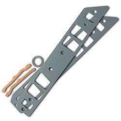 SCE GASKETSBBC Rect Port Int Gasket W/O Upper Bolt Hole .125