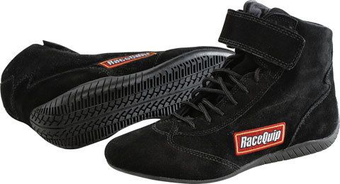 RACEQUIPShoe Mid-Top Black Size 9 SFI