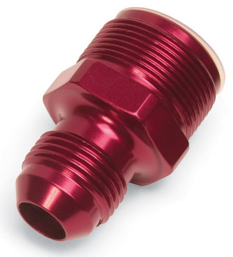 RUSSELL#8 to 1in -20 Carb Adapt Fitting Red