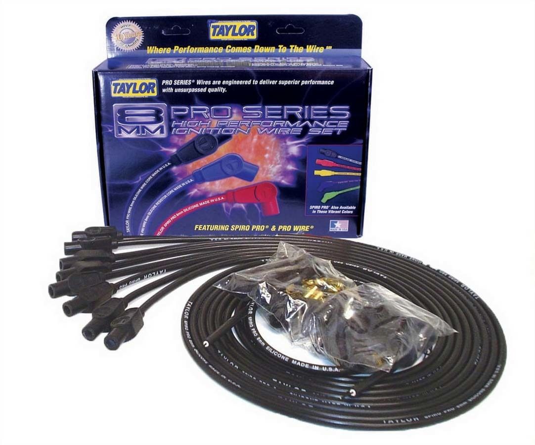 TAYLOR/VERTEX8mm Black Spiro-Pro Wire