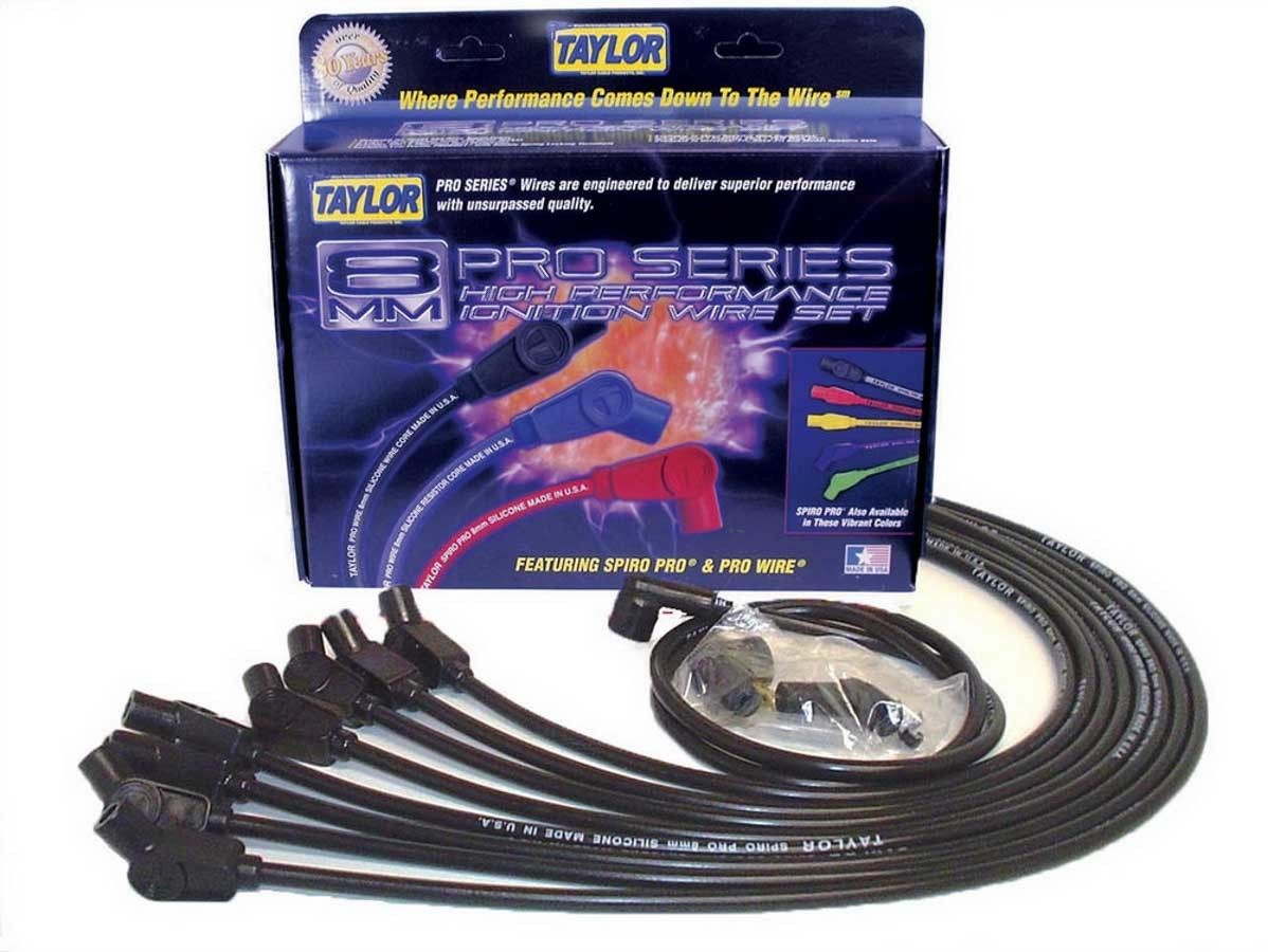 TAYLOR/VERTEXSpark Plug Wire Set 8mm Spiro Black