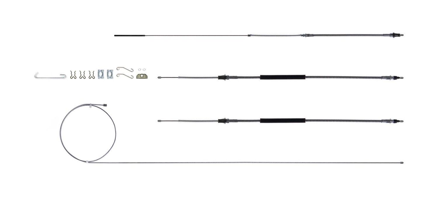 RIGHT STUFF DETAILING68-72 Chevelle Brake Cable Set w/Hardware