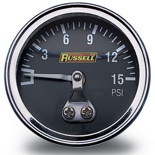 RUSSELL0-15 PSI Fuel Pressure Gauge