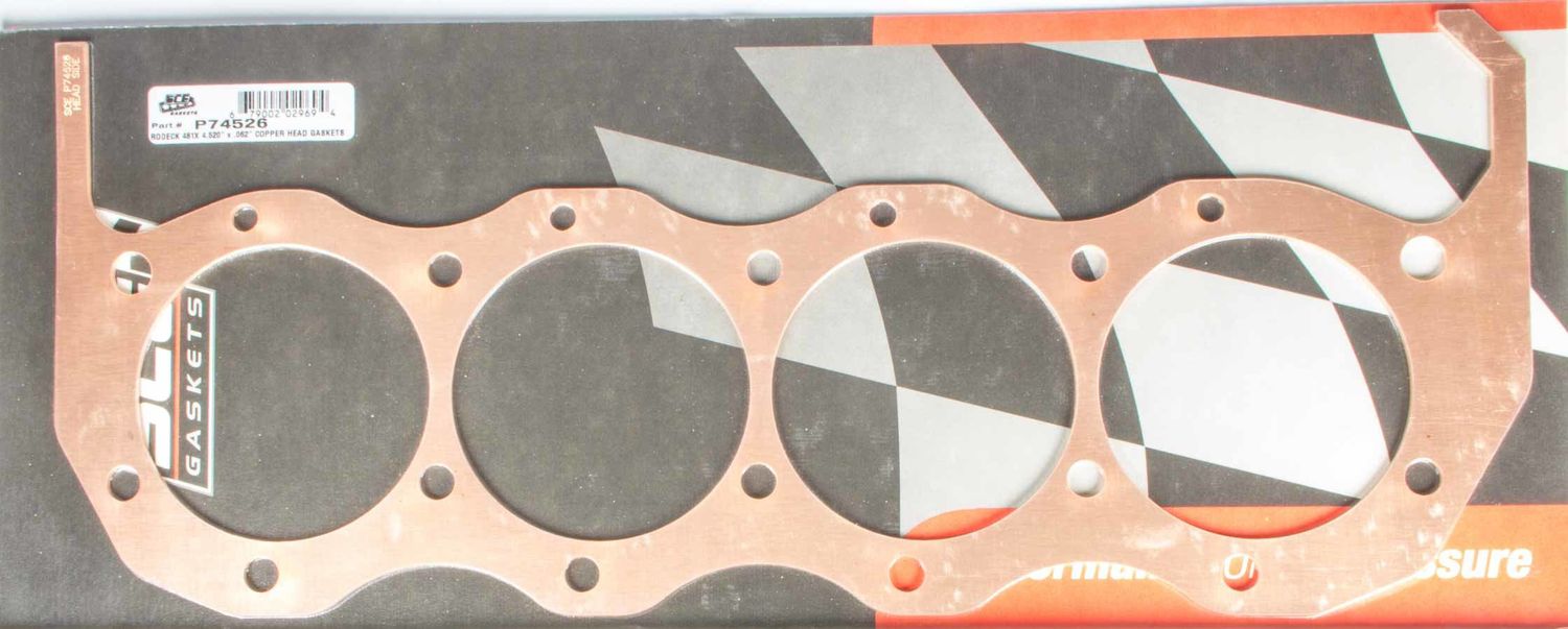 SCE GASKETSAJPE/Rodeck 481X Copper Hd Gasket 4.520 x .062