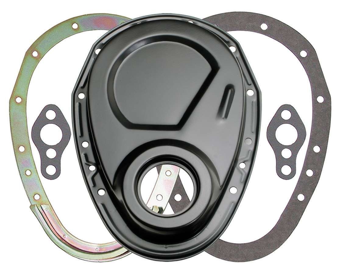 TRANS-DAPTSBC Black 2pc Timing Cover