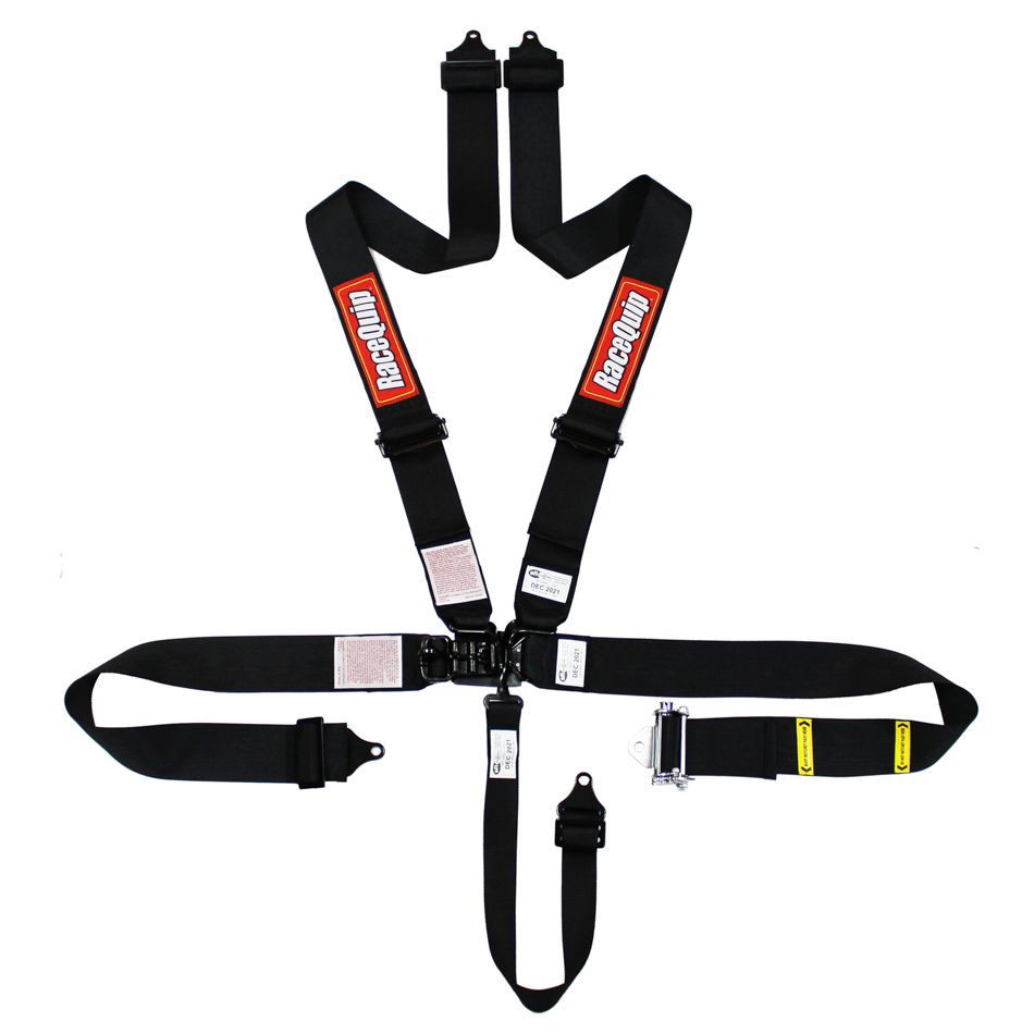 RACEQUIP5pt Harness Ratchet L&L Black