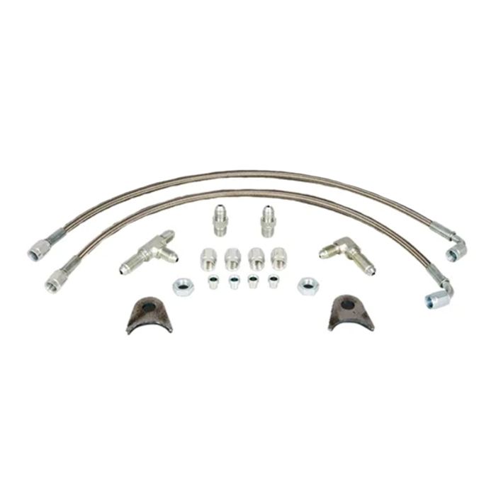STRANGE Rear Brake Plumbing Kit w/3an Fittings