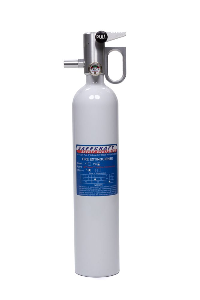 SAFECRAFTFire Extinguisher 3lb White Novec