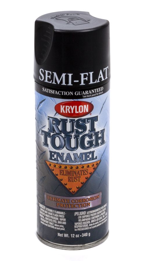 DUPLI-COLOR/KRYLONKrylon Paint Rust Tough Enamal Semi-Flat Black