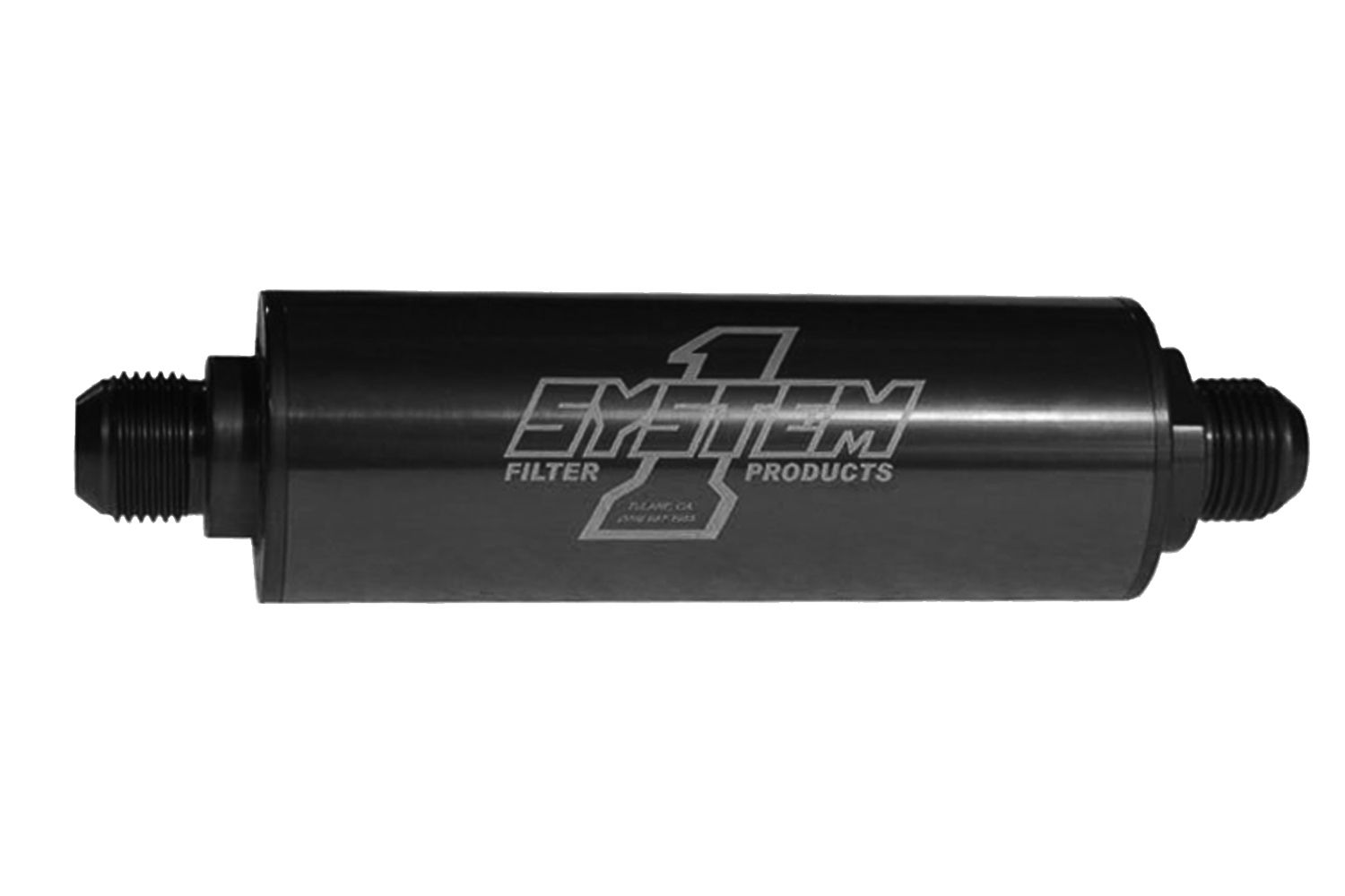 SYSTEM ONEInline Scavenge Oil Filter - #12 Billet - Bk