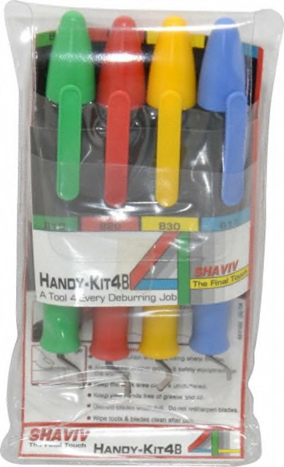 SHAVIV USADeburring Kit 4pc Glo-Burr Handykit
