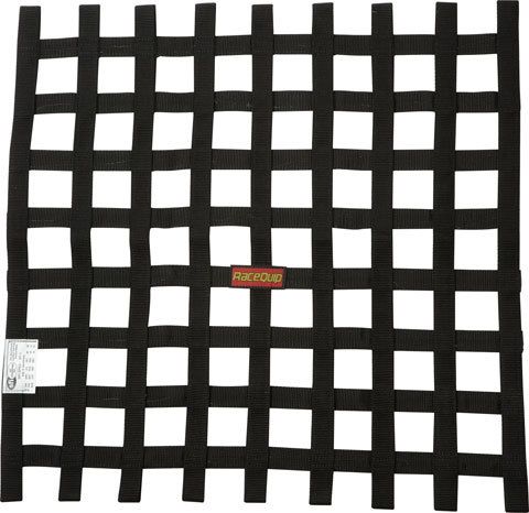RACEQUIPRibbon Net 21x24 SFI Black