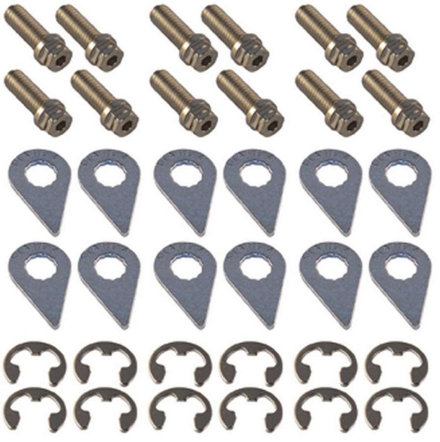 STAGE 8 FASTENERSHeader Bolt Kit - 6pt. 3/8-16 x 1in (12)