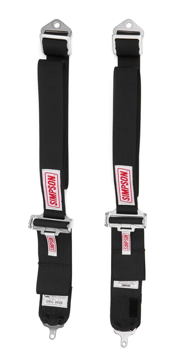 SIMPSON SAFETYShoulder Harness HANS Ind CL P/D Black
