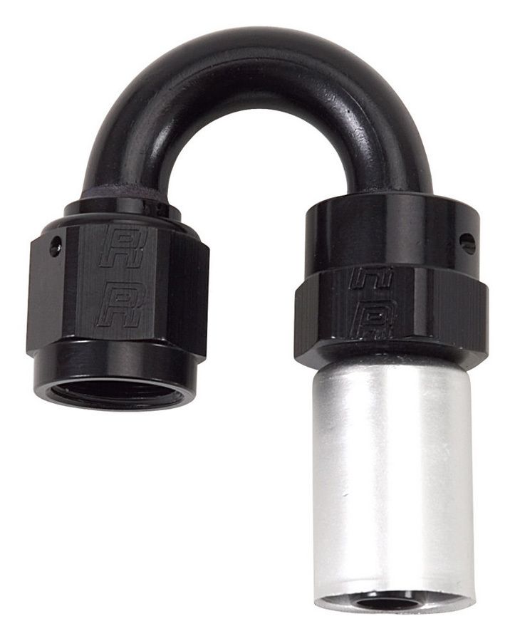 RUSSELL#6 180 Deg Hose Fitting P/C Crimp-On