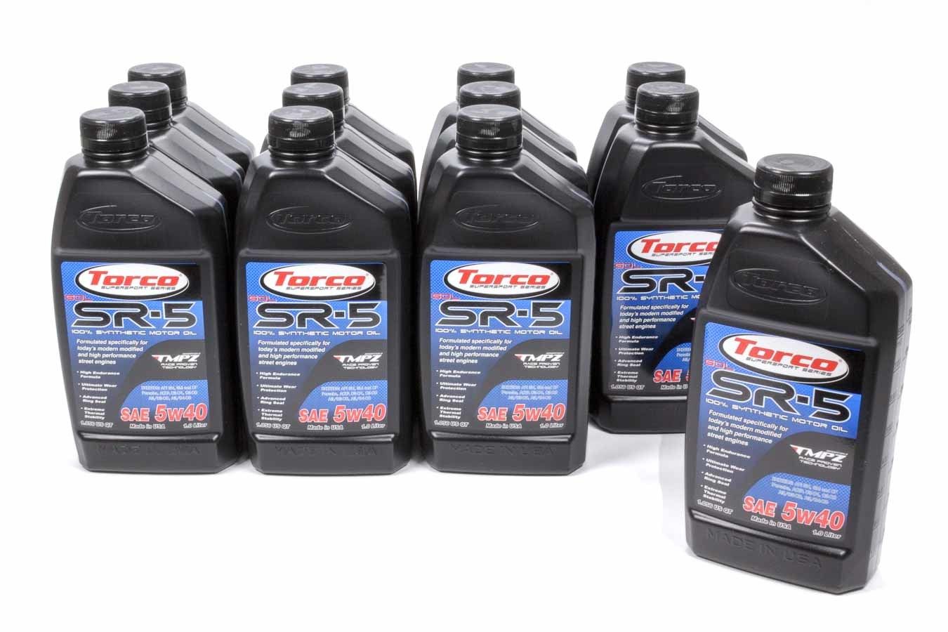 TORCOSR-5 GDL Synthetic Motor Oil 5w40 Case 12x1-Liter