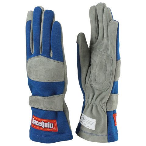 RACEQUIPGloves Single Layer X-Large Blue SFI
