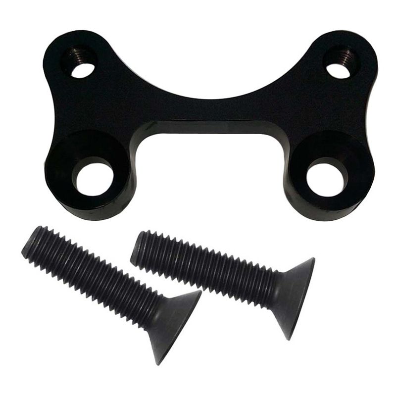 TRIPLE X RACE COMPONENTSXB Front Brake Bracket BLK w/ Hardware Mini Spr
