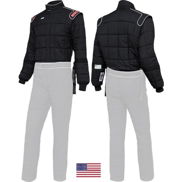 SIMPSON SAFETYJacket Black Medium Drag SFI-15
