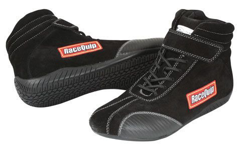 RACEQUIPShoe Ankletop Black Size 12.5 SFI