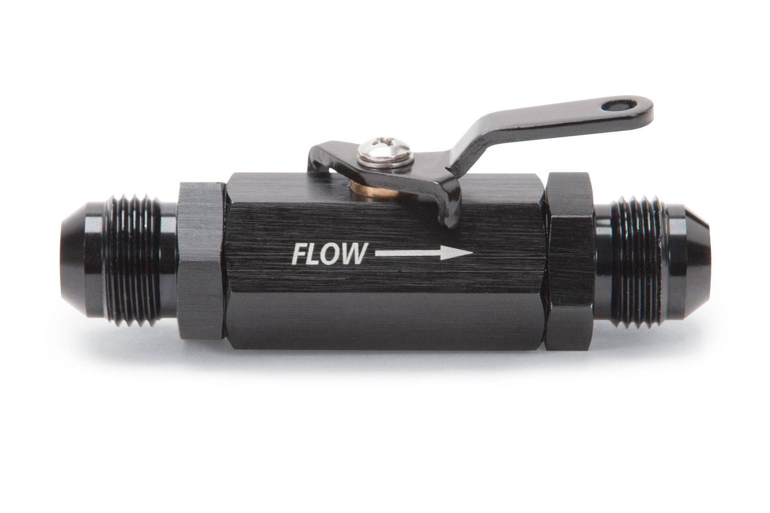 RUSSELLShutoff Valve 8an Male Black Finish