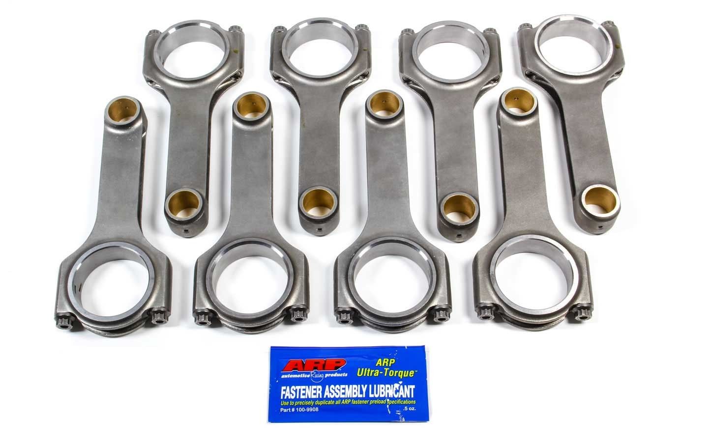 SCAT ENTERPRISESSBC 4340 Forged H-Beam Rods 6.000 w/ARP2000