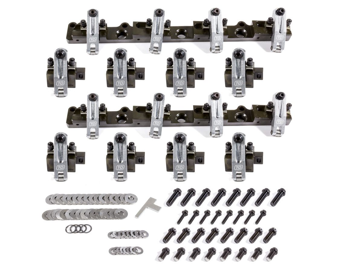 T AND D MACHINEBBC Shaft Rocker Arm Kit w/Brodix SR20 Heads