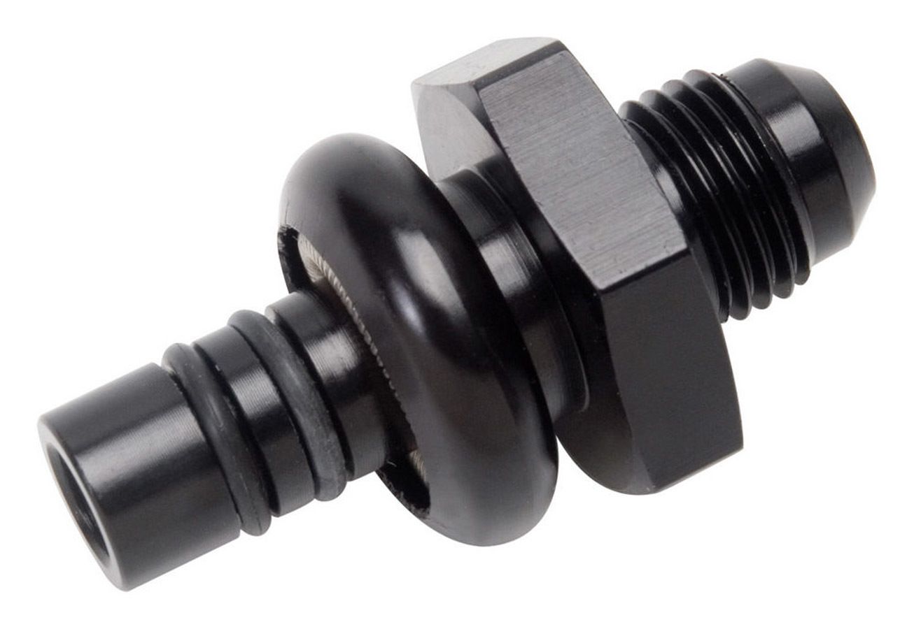 RUSSELLAdapter EFI 6an Fitting Ford Pressure Side Black