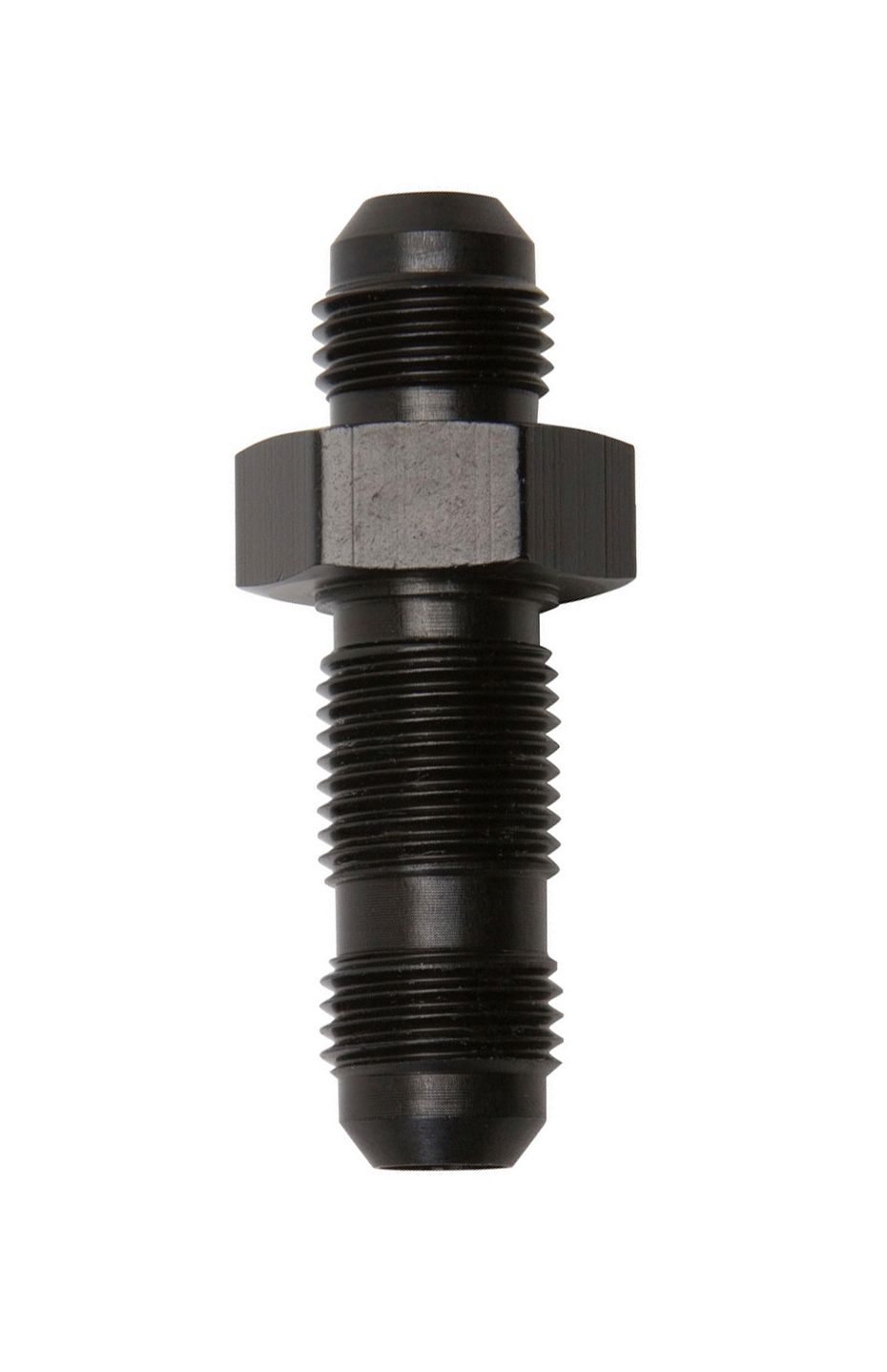 RUSSELL#6 Str Bulkhead Fitting Black