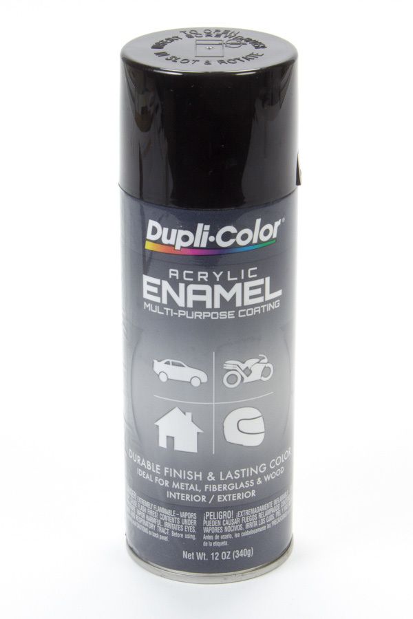 DUPLI-COLOR/KRYLONGloss Black Enamel Paint 12oz